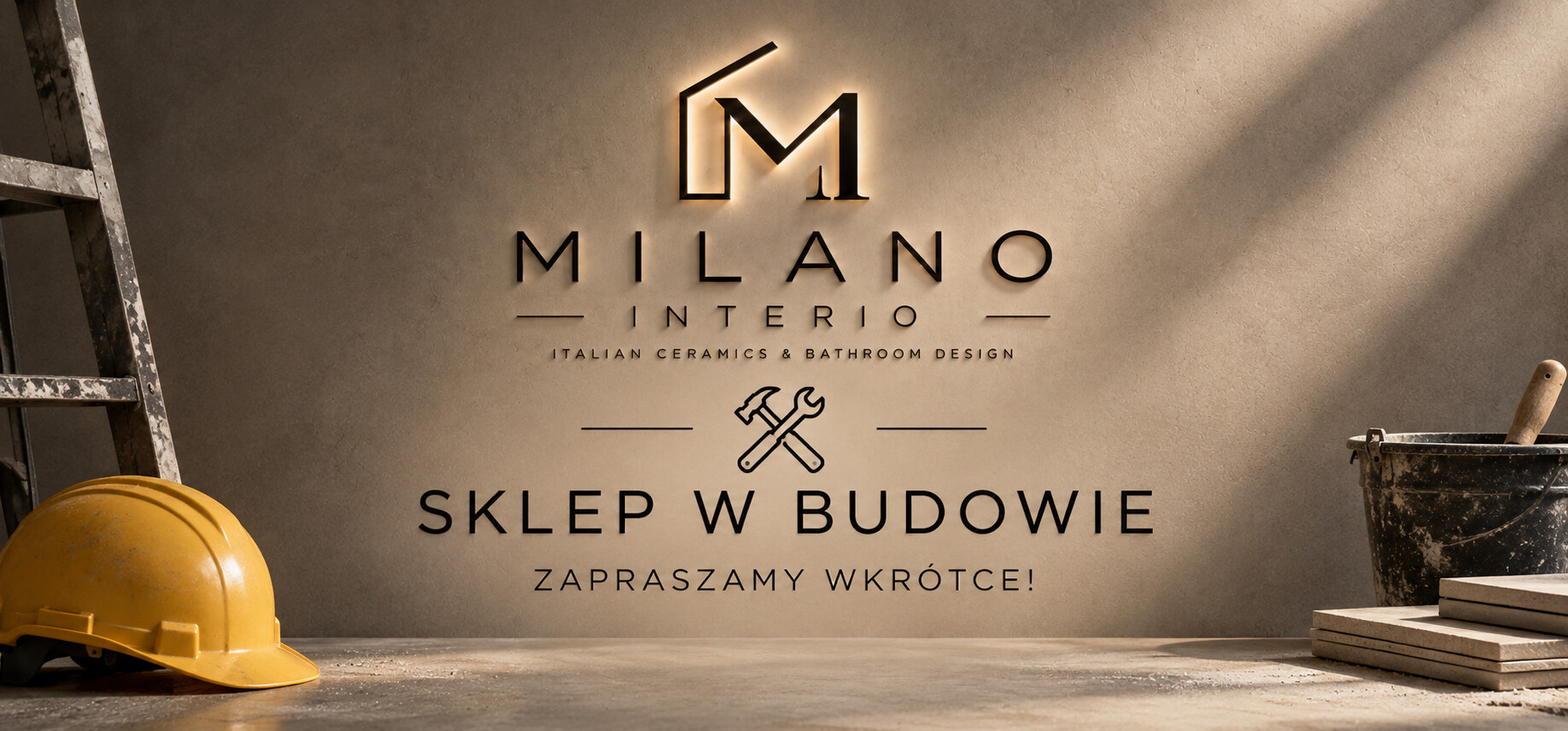 Milano Interio - sklep w budowie